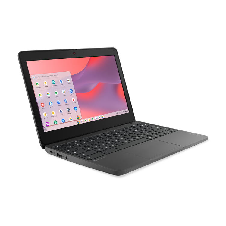 LENOVO 100e Chromebook Gen 4 (Intel) Intel® N N100 29,5 cm (11.6") Touchscreen HD 8 GB LPDDR5-SDRAM 64 GB eMMC Wi-Fi 6 (802.11ax) ChromeOS Grey English (83G80001US) - Cartouches Certifiees