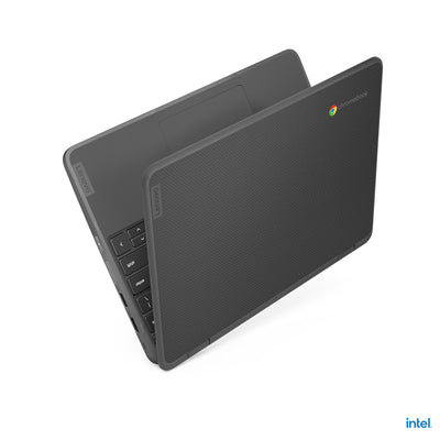 LENOVO 500e Yoga Chromebook Gen 4 Intel® N N100 31 cm (12.2") Touchscreen WUXGA 4 GB LPDDR5-SDRAM 32 GB eMMC Wi-Fi 6E (802.11ax) ChromeOS Grey QWERTY US English (82W4000AUS) - Cartouches Certifiees