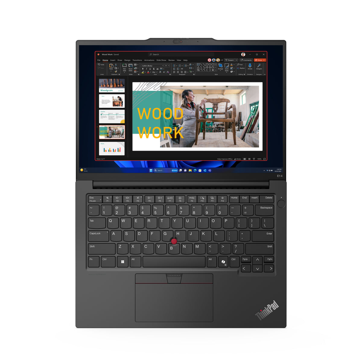LENOVO ThinkPad E14 Gen 6 (AMD) AMD Ryzen™ 5 PRO 7535U Laptop 35,6 cm (14") WUXGA 16 GB DDR5-SDRAM 256 GB SSD Wi-Fi 6 (802.11ax) Windows 11 Pro Black (21M3000NUS) - Cartouches Certifiees