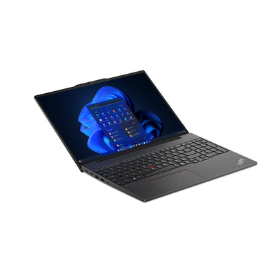 LENOVO ThinkPad E16 Gen 2 (AMD) AMD Ryzen™ 5 7535U Laptop 40,6 cm (16") WUXGA 16 GB DDR5-SDRAM 256 GB SSD Wi-Fi 6 (802.11ax) Windows 11 Pro Black French (21M5000GCA) - Cartouches Certifiees