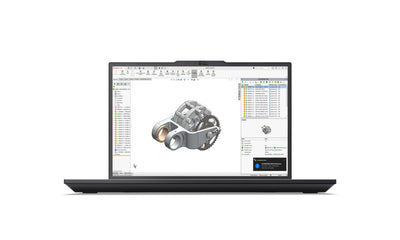 LENOVO ThinkPad P16v Gen 3 (Intel) Intel Core Ultra 7 255H Mobile workstation 40,6 cm (16") WUXGA 16 GB DDR5-SDRAM 512 GB SSD Wi-Fi 7 (802.11be) Windows 11 Pro Black French (21RS0029CA) - Cartouches Certifiees