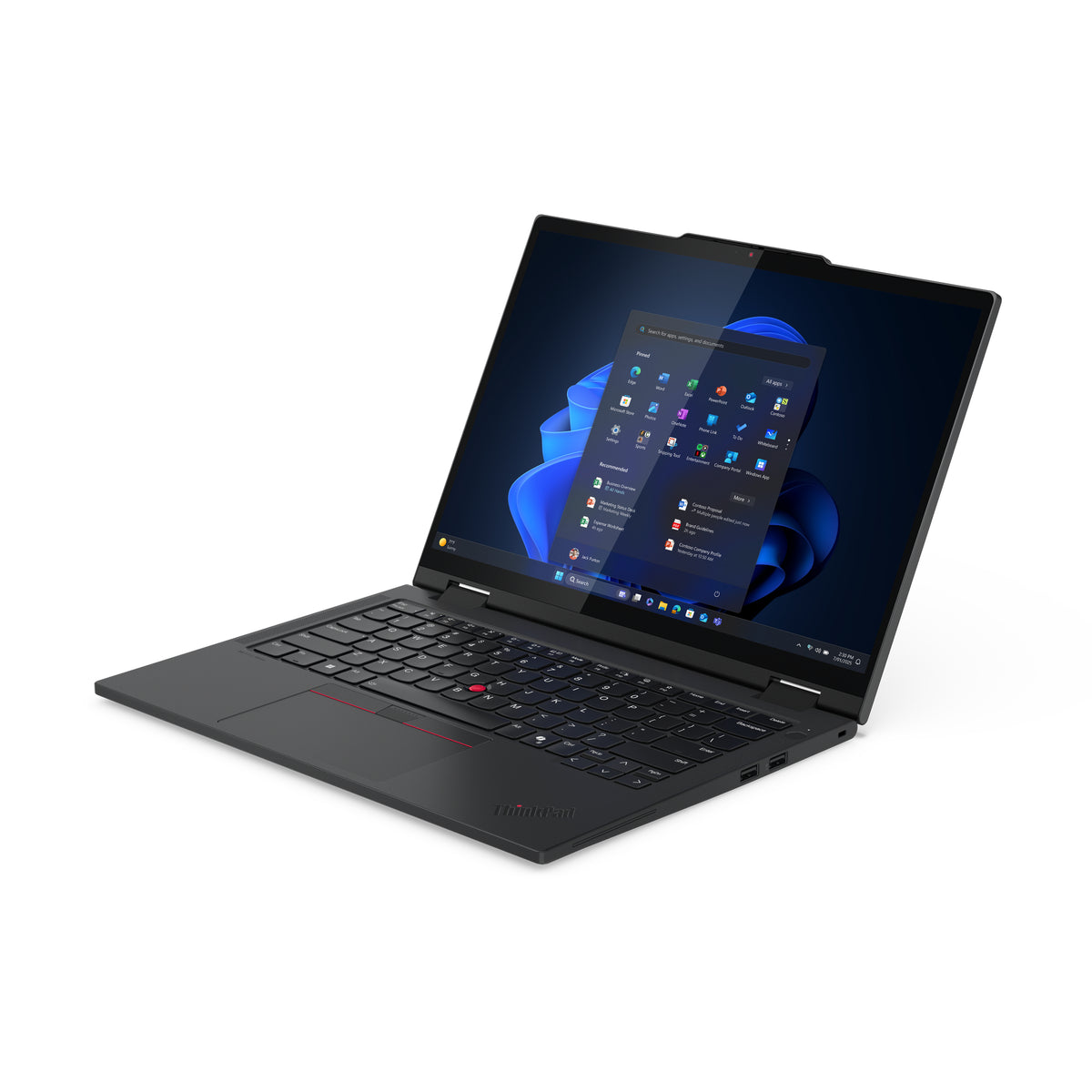 LENOVO ThinkPad T14s 2-in-1 Gen 1 Intel Core Ultra 7 255U Hybrid (2-in-1) 35,6 cm (14") Touchscreen WUXGA 16 GB LPDDR5x-SDRAM 512 GB SSD Wi-Fi 7 (802.11be) Windows 11 Pro Black (21R30011US) - Cartouches Certifiees