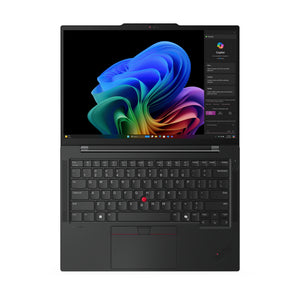 LENOVO ThinkPad T14s Gen 6 (Snapdragon) Copilot+ PC X1E-78-100 Laptop 35,6 cm (14") WUXGA 32 GB LPDDR5x-SDRAM 1 TB SSD Wi-Fi 7 (802.11be) Windows 11 Pro Black French (21N10000CA) - Cartouches Certifiees