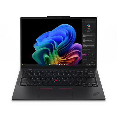 LENOVO ThinkPad T14s Gen 6 (Snapdragon) Copilot+ PC X1E-78-100 Laptop 35,6 cm (14") WUXGA 32 GB LPDDR5x-SDRAM 1 TB SSD Wi-Fi 7 (802.11be) Windows 11 Pro Black French (21N10000CA) - Cartouches Certifiees