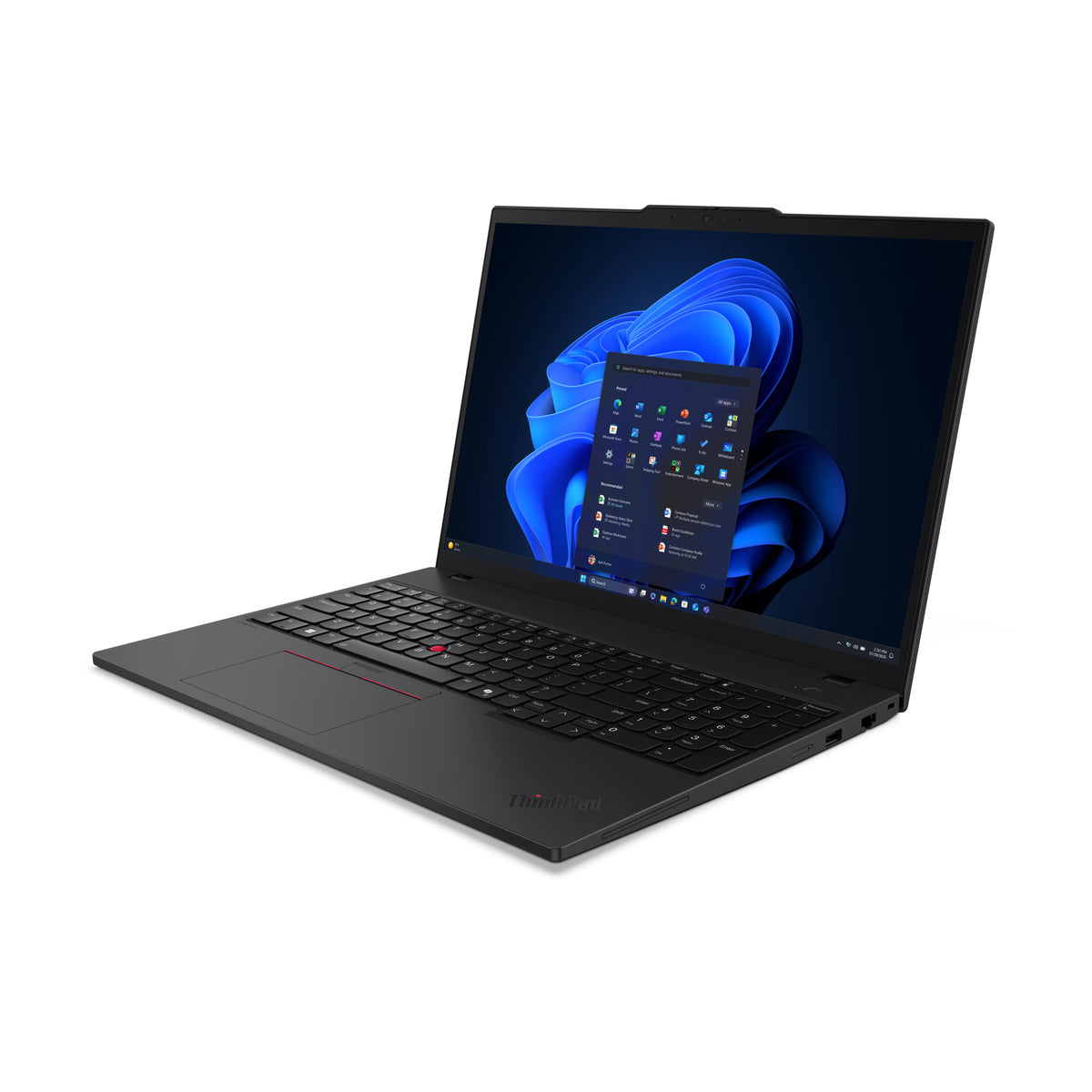 LENOVO ThinkPad T16 Gen 4 (Intel) Copilot+ PC Intel Core Ultra 5 238V Laptop 40,6 cm (16") Touchscreen WUXGA 32 GB 512 GB SSD Wi-Fi 7 (802.11be) Windows 11 Pro Black French (22AW002NCA) - Cartouches Certifiees