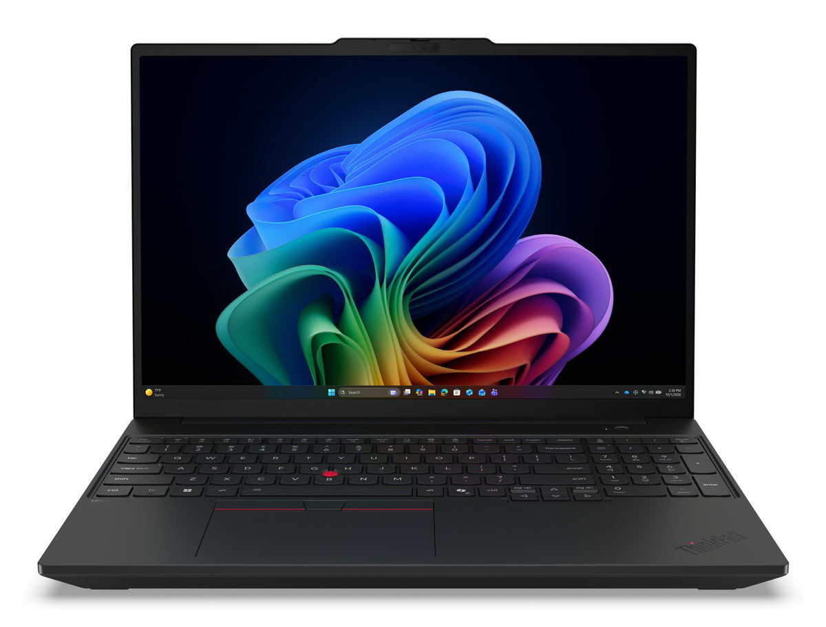 LENOVO ThinkPad T16 Gen 5 (Intel) Copilot+ PC Intel Core Ultra 7 355 Laptop 40,6 cm (16") WUXGA 32 GB LPDDR5x-SDRAM 512 GB SSD Wi-Fi 7 (802.11be) Windows 11 Pro Black English (21WT0064US) - Cartouches Certifiees