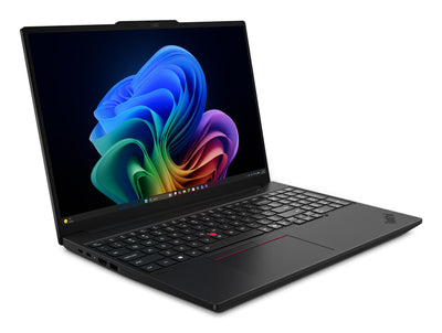 LENOVO ThinkPad T16 Gen 5 (Intel) Copilot+ PC Intel Core Ultra 7 365 Laptop 40,6 cm (16") Touchscreen WUXGA 32 GB LPDDR5x-SDRAM 512 GB SSD Wi-Fi 7 (802.11be) Windows 11 Pro Black English (21WT000GUS) - Cartouches Certifiees