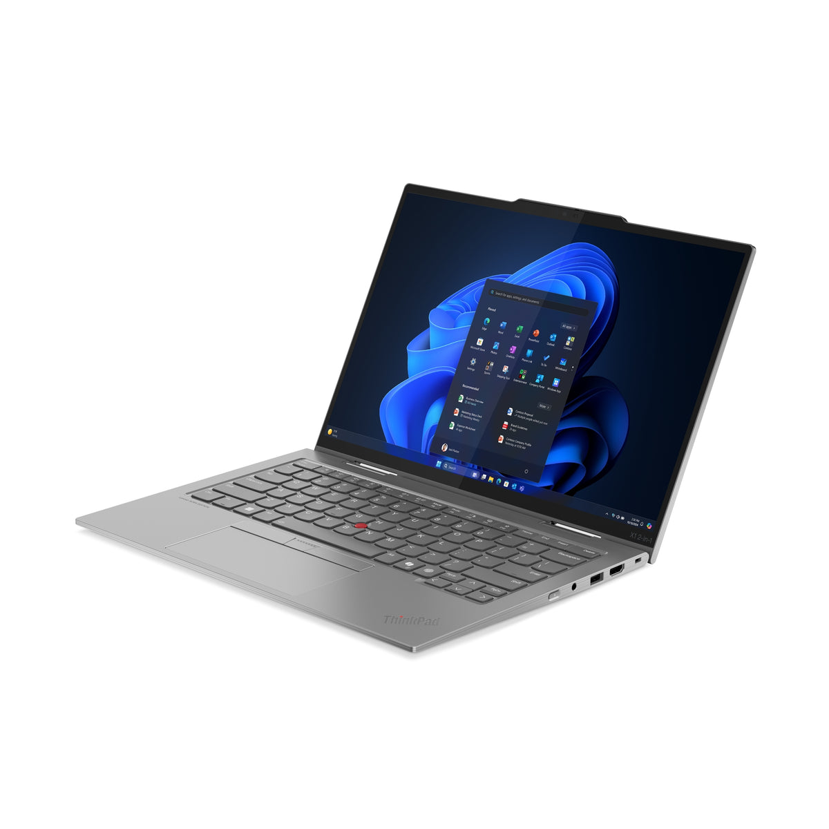 LENOVO ThinkPad X1 2-in-1 Gen 10 Aura Edition Intel Core Ultra 7 265U Hybrid (2-in-1) 35,6 cm (14") Touchscreen 2.8K 32 GB 512 GB SSD Wi-Fi 6E (802.11ax) Windows 11 Pro Grey French (21Q000D7CA) - Cartouches Certifiees