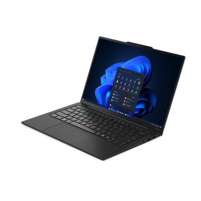 LENOVO ThinkPad X1 Carbon Gen 13 Aura Edition Copilot+ PC Intel Core Ultra 7 268V Laptop 35,6 cm (14") Touchscreen WUXGA 32 GB 512 GB SSD Wi-Fi 7 (802.11be) Windows 11 Pro Black French (21NS005UCA) - Cartouches Certifiees