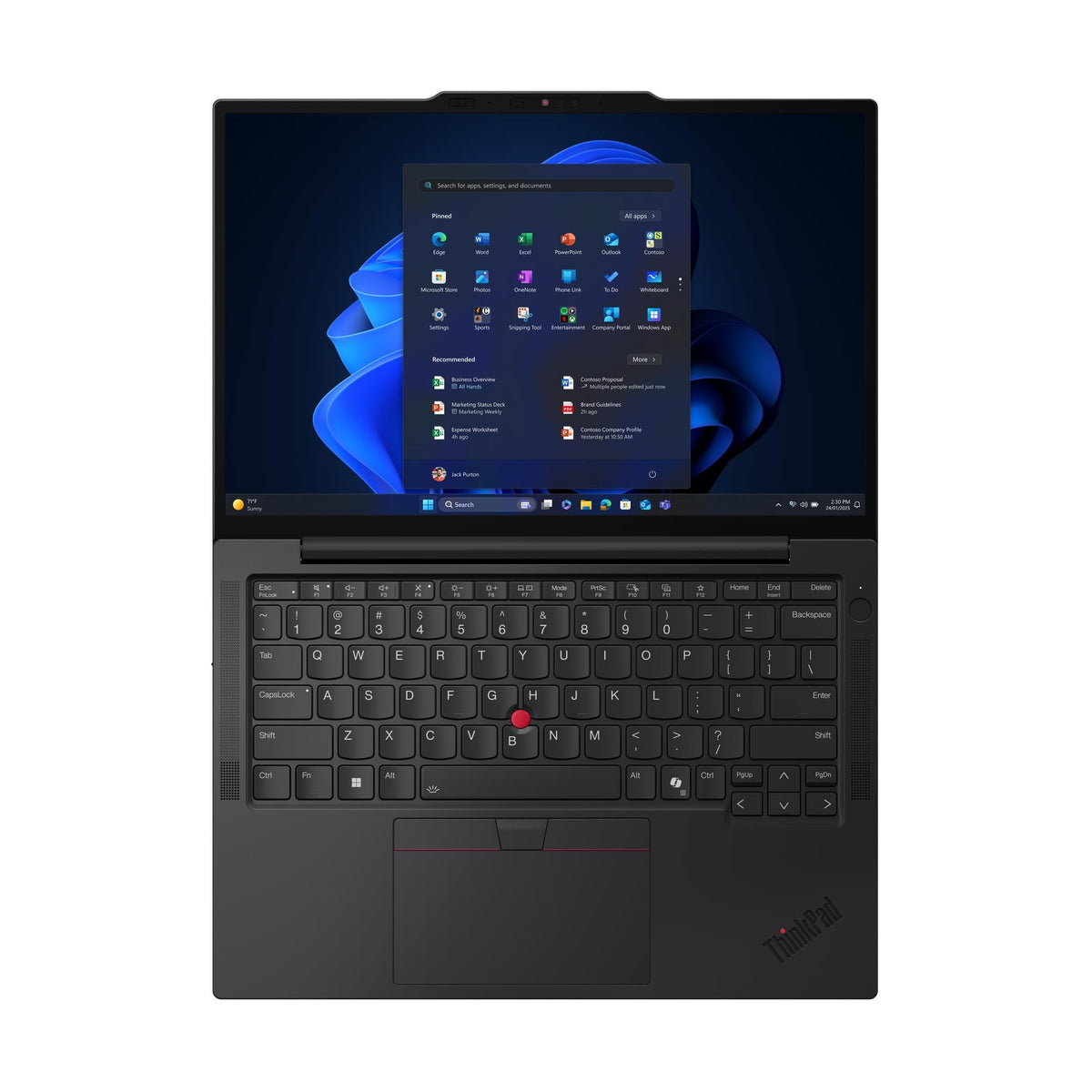 LENOVO ThinkPad X13 Gen 7 (Intel) Copilot+ PC Intel Core Ultra 7 355 Laptop 33,8 cm (13.3") WUXGA 32 GB LPDDR5x-SDRAM 512 GB SSD Wi-Fi 7 (802.11be) Windows 11 Pro Black English (21YH001AUS) - Cartouches Certifiees