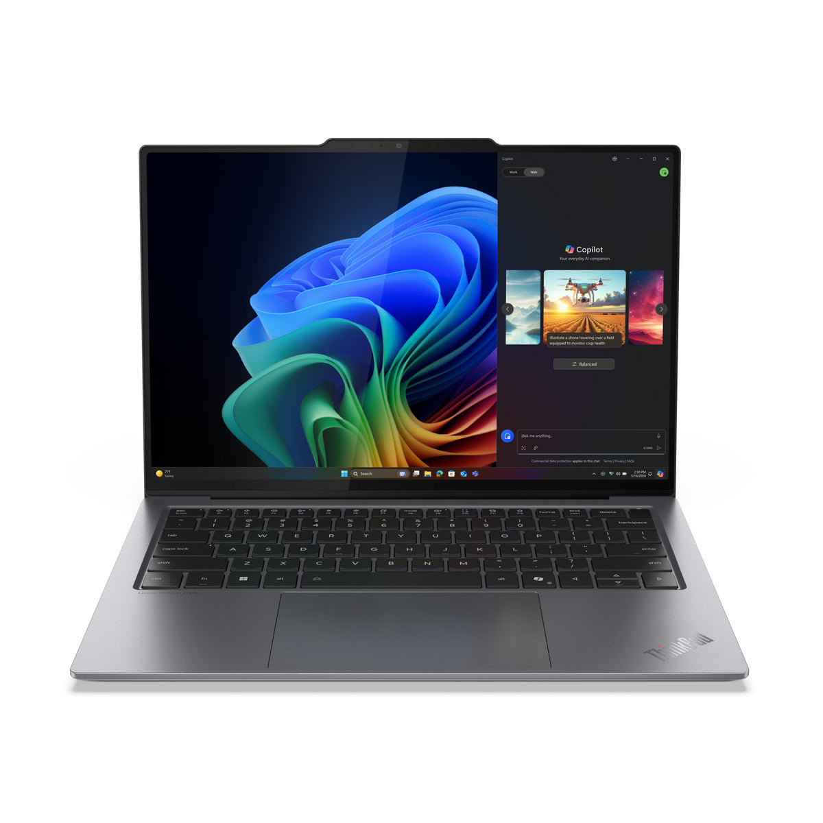 LENOVO ThinkPad X9-14 Gen 1 Aura Edition Copilot+ PC Intel Core Ultra 7 268V Laptop 35,6 cm (14") WUXGA 32 GB LPDDR5x-SDRAM 1 TB SSD Wi-Fi 7 (802.11be) Windows 11 Pro Grey (21QA0006US) - Cartouches Certifiees