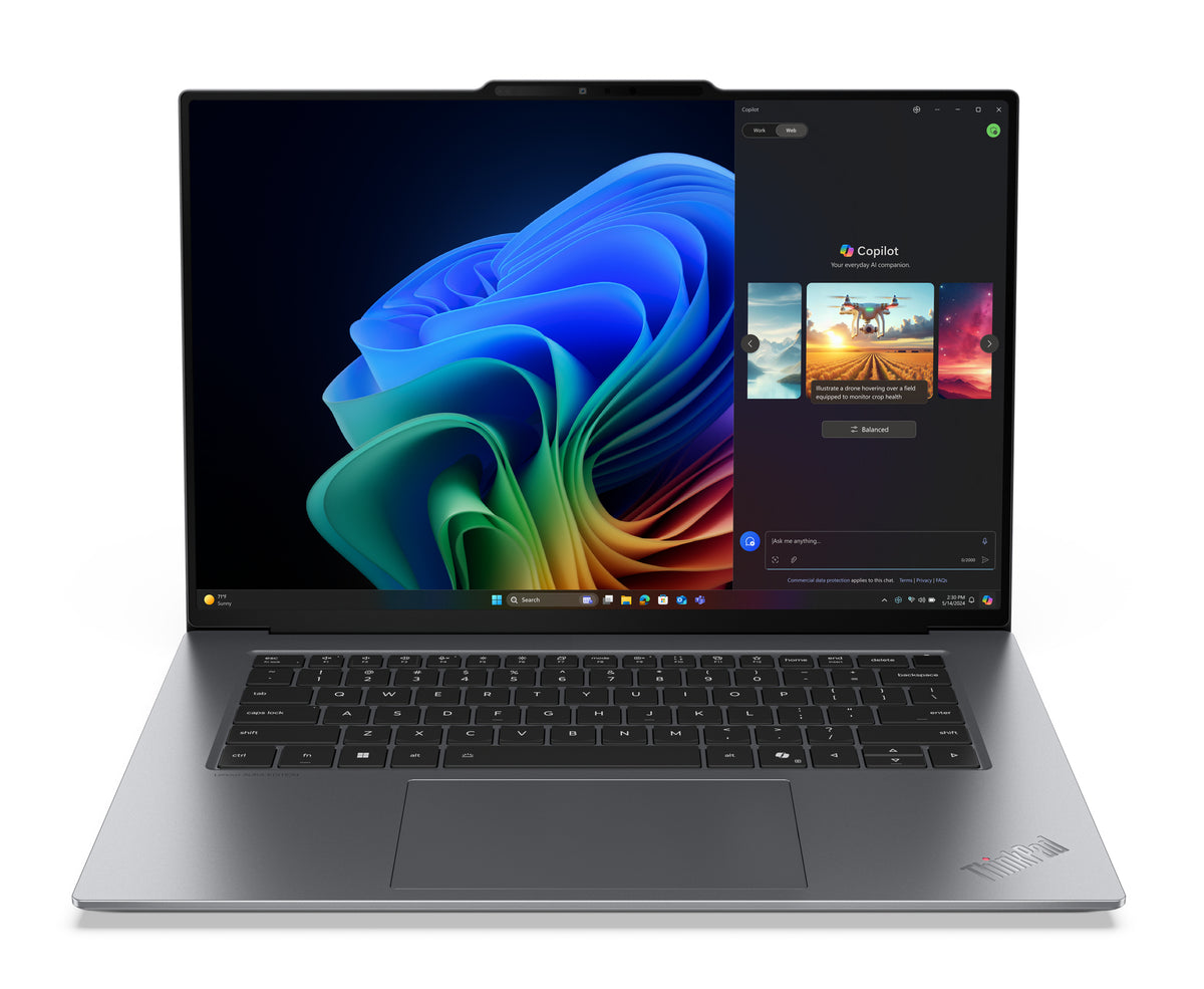 LENOVO ThinkPad X9-15 Gen 1 Copilot+ PC Intel Core Ultra 7 258V Laptop 38,9 cm (15.3") Touchscreen 2.8K 32 GB LPDDR5x-SDRAM 1 TB SSD Wi-Fi 7 (802.11be) Windows 11 Pro Grey French (21Q60027CA) - Cartouches Certifiees