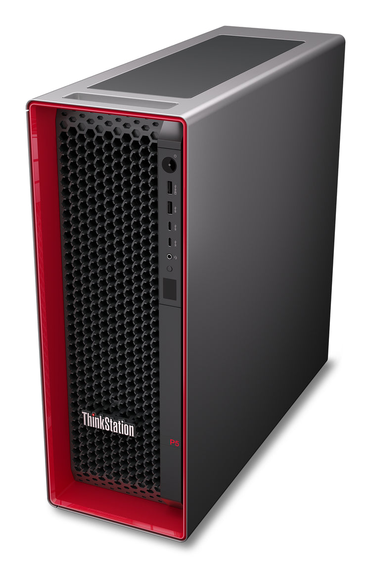 LENOVO ThinkStation P5 Gen 2 Intel® Xeon® 636 32 GB DDR5-SDRAM 1 TB SSD NVIDIA RTX A400 Windows 11 Pro for Workstations Tower Workstation Black (30KB001SUS) - Cartouches Certifiees