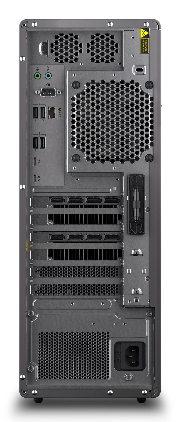 LENOVO ThinkStation P5 Gen 2 Intel® Xeon® 636 32 GB DDR5-SDRAM 1 TB SSD NVIDIA RTX A400 Windows 11 Pro for Workstations Tower Workstation Black (30KB001SUS) - Cartouches Certifiees