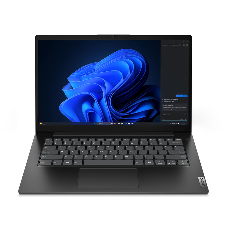 LENOVO V14 G5 IRL Intel Core 5 210H Laptop 35,6 cm (14") Full HD 8 GB DDR5-SDRAM 256 GB SSD Wi-Fi 6 (802.11ax) Windows 11 Pro Black English (83HD0044US) - Cartouches Certifiees