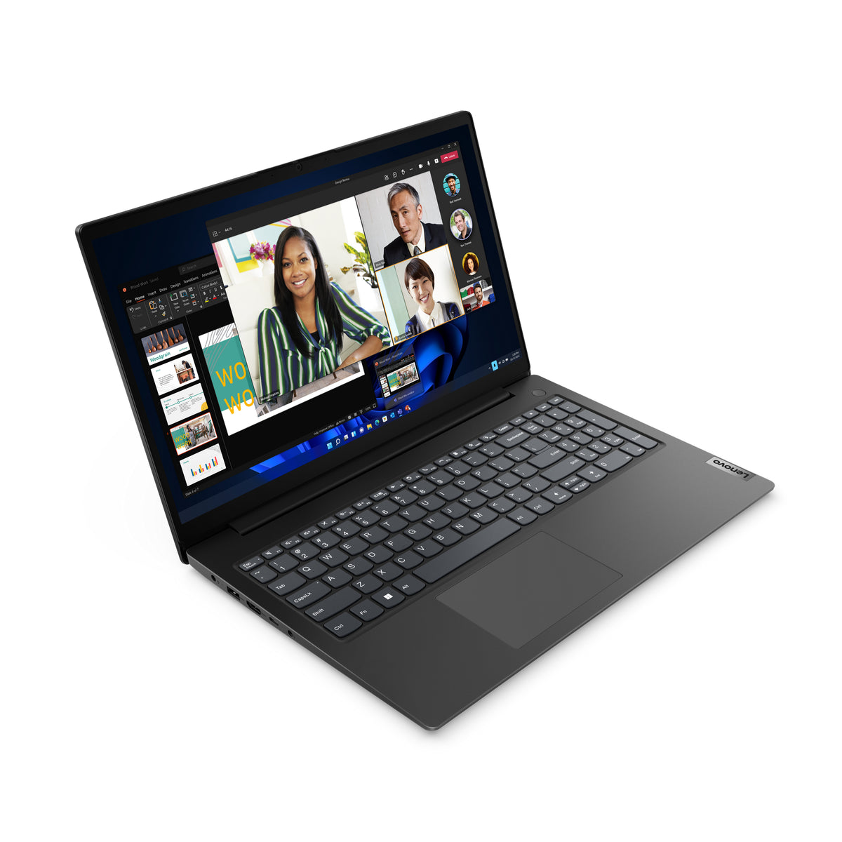 LENOVO V15 G4 AMN AMD Ryzen™ 5 7520U Laptop 39,6 cm (15.6") Full HD 8 GB LPDDR5-SDRAM 256 GB SSD Wi-Fi 6 (802.11ax) Windows 11 Pro Black (83CQ001NUS) - Cartouches Certifiees