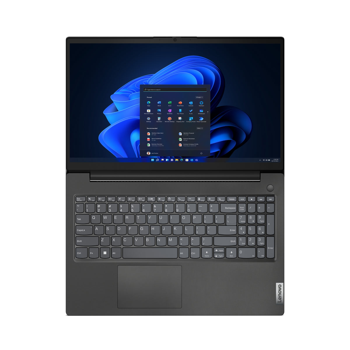 LENOVO V15 G4 AMN AMD Ryzen™ 5 7520U Laptop 39,6 cm (15.6") Full HD 8 GB LPDDR5-SDRAM 256 GB SSD Wi-Fi 6 (802.11ax) Windows 11 Pro Black (83CQ001NUS) - Cartouches Certifiees