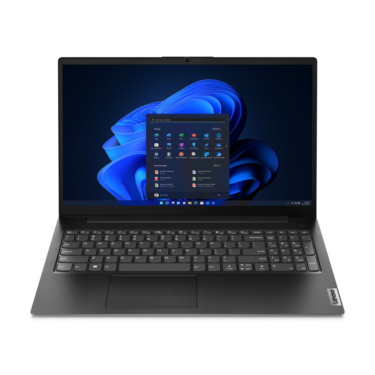 LENOVO V15 G4 AMN AMD Ryzen™ 5 7520U Laptop 39,6 cm (15.6") Full HD 8 GB LPDDR5-SDRAM 256 GB SSD Wi-Fi 6 (802.11ax) Windows 11 Pro Black French (83CQ001PCA) - Cartouches Certifiees