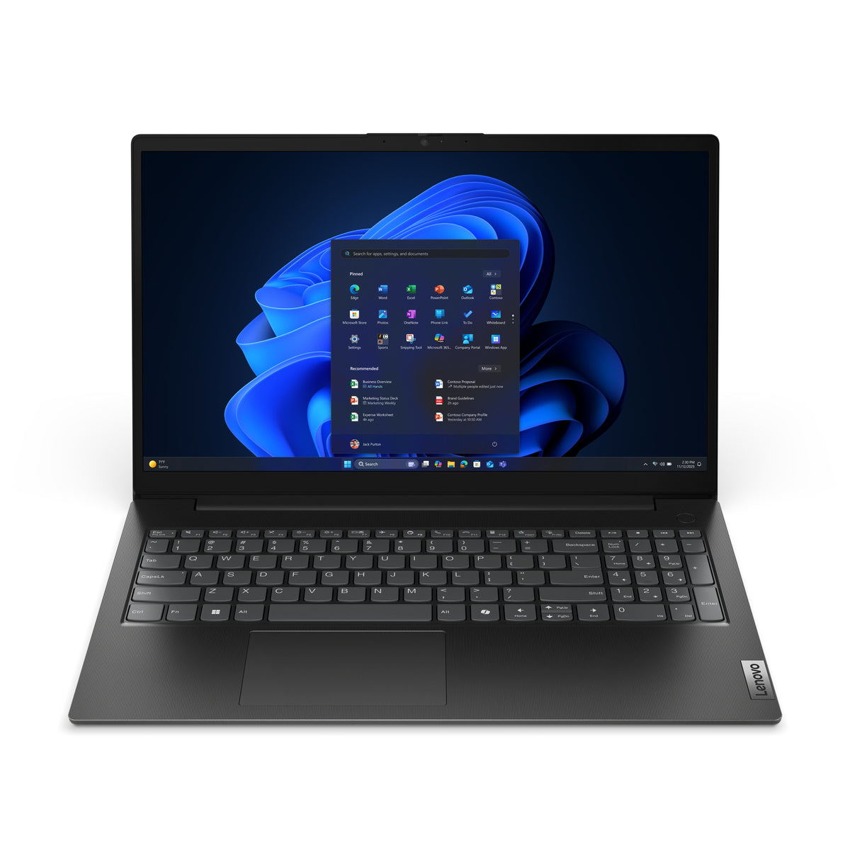LENOVO V15 G6 ARP AMD Ryzen™ 5 150 Laptop 39,6 cm (15.6") Full HD 8 GB DDR5-SDRAM 256 GB SSD Wi-Fi 6 (802.11ax) Windows 11 Pro Black (83V4001WUS) - Cartouches Certifiees