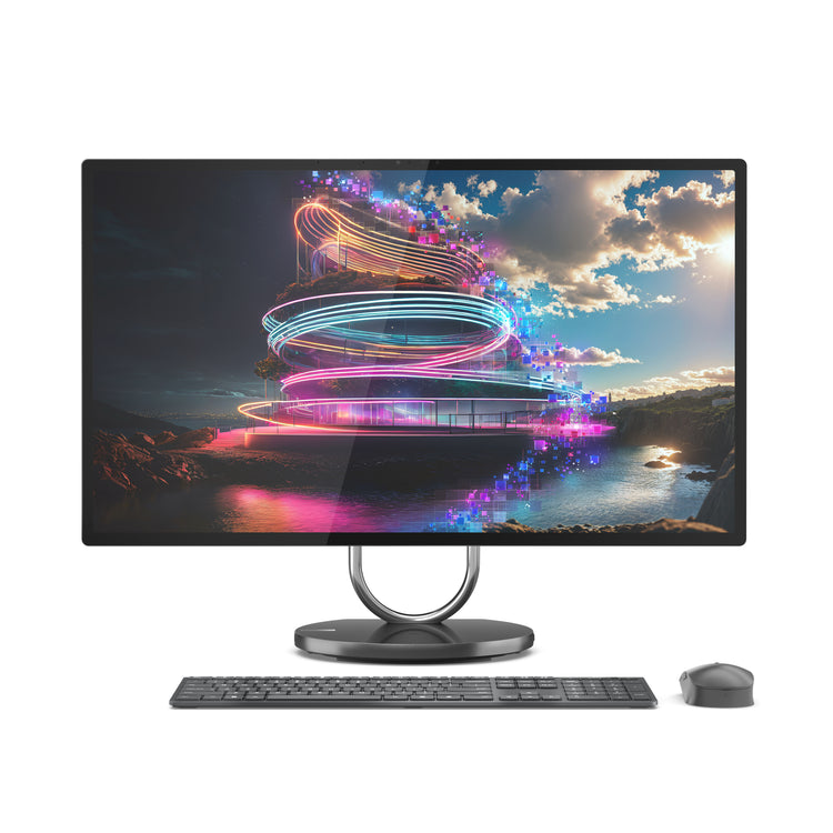 LENOVO Yoga AIO 32ILL10 Copilot+ PC Intel Core Ultra 7 258V 80 cm (31.5") 3840 x 2160 pixels All-in-One PC 32 GB LPDDR5x-SDRAM 1 TB SSD NVIDIA GeForce RTX 4050 Windows 11 Pro Wi-Fi 7 (802.11be) Grey (F0HX000MUS) - Cartouches Certifiees
