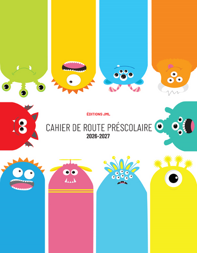 LES ÉDITIONS JML Planificateur pour enseignant 2026-2027, Cahier de route préscolaire (CRP/204) - Cartouches Certifiees