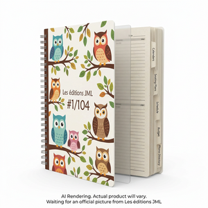LES ÉDITIONS JML Teacher planner 2026-2027, Daily plan book ruled page (#1/104) - Cartouches Certifiees