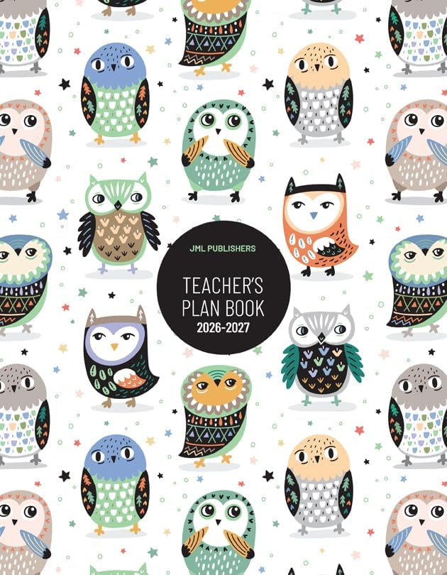 LES ÉDITIONS JML Teacher planner 2026-2027, Daily plan book ruled page (#1/104) - Cartouches Certifiees