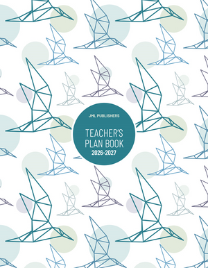 LES ÉDITIONS JML Teacher planner 2026-2027, Weekly plan book 4 periods (#4/126) - Cartouches Certifiees