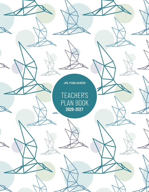 LES ÉDITIONS JML Teacher planner 2026-2027, Weekly plan book 4 periods (#4/126) - Cartouches Certifiees