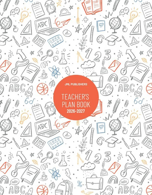 LES ÉDITIONS JML Teacher planner 2026-2027, Weekly plan book 5 periods (#5/193) - Cartouches Certifiees