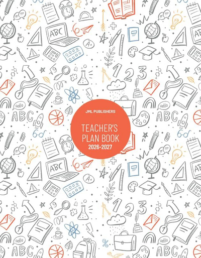 LES ÉDITIONS JML Teacher planner 2026-2027, Weekly plan book 5 periods (#5/193) - Cartouches Certifiees