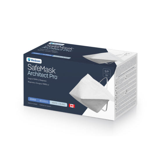 Architect Pro Medicom N95 Masks Pack of 50, Size: Medium (203314) - Stopgerms