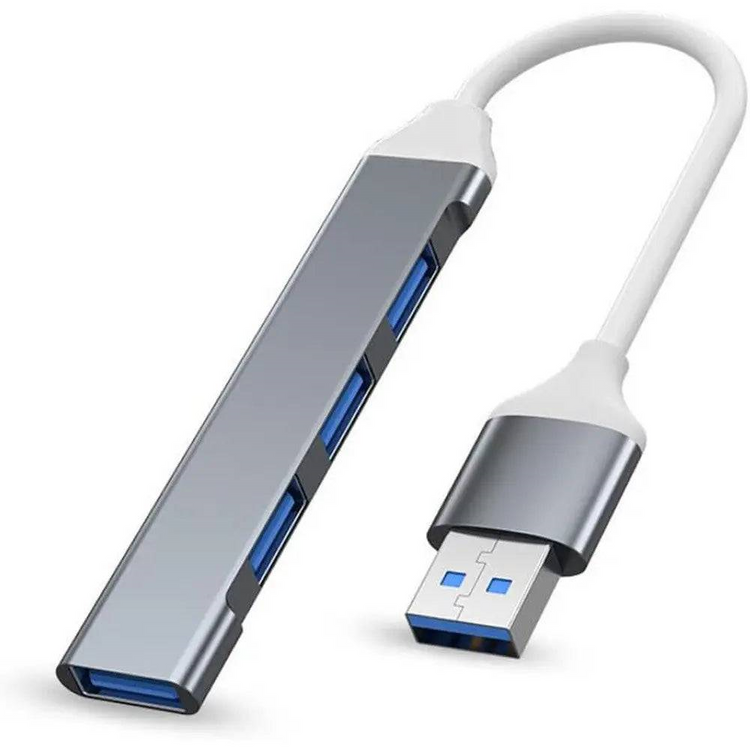 MLINK USB 3.0 4-in-1 Aluminum Hub (96572) - Cartouches Certifiees