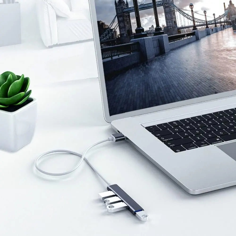 MLINK USB 3.0 4-in-1 Aluminum Hub (96572) - Cartouches Certifiees