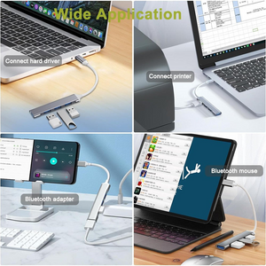 MLINK USB 3.0 4-in-1 Aluminum Hub (96572) - Cartouches Certifiees