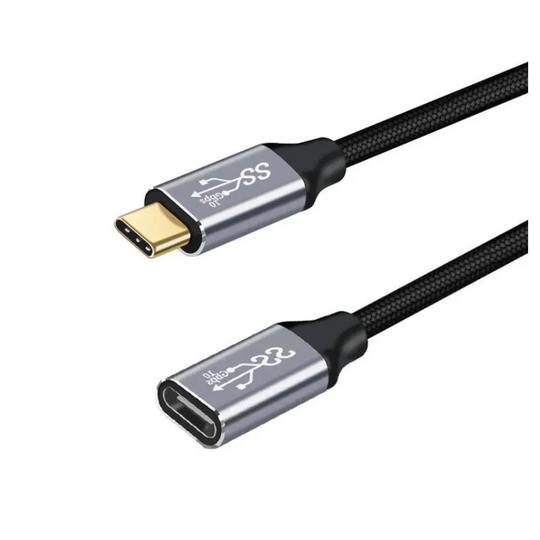 MLINK USB-C 3.1 Braided Extension Cable PD100 10Gbps 20V/5A - 2m (6.6') (96511)
