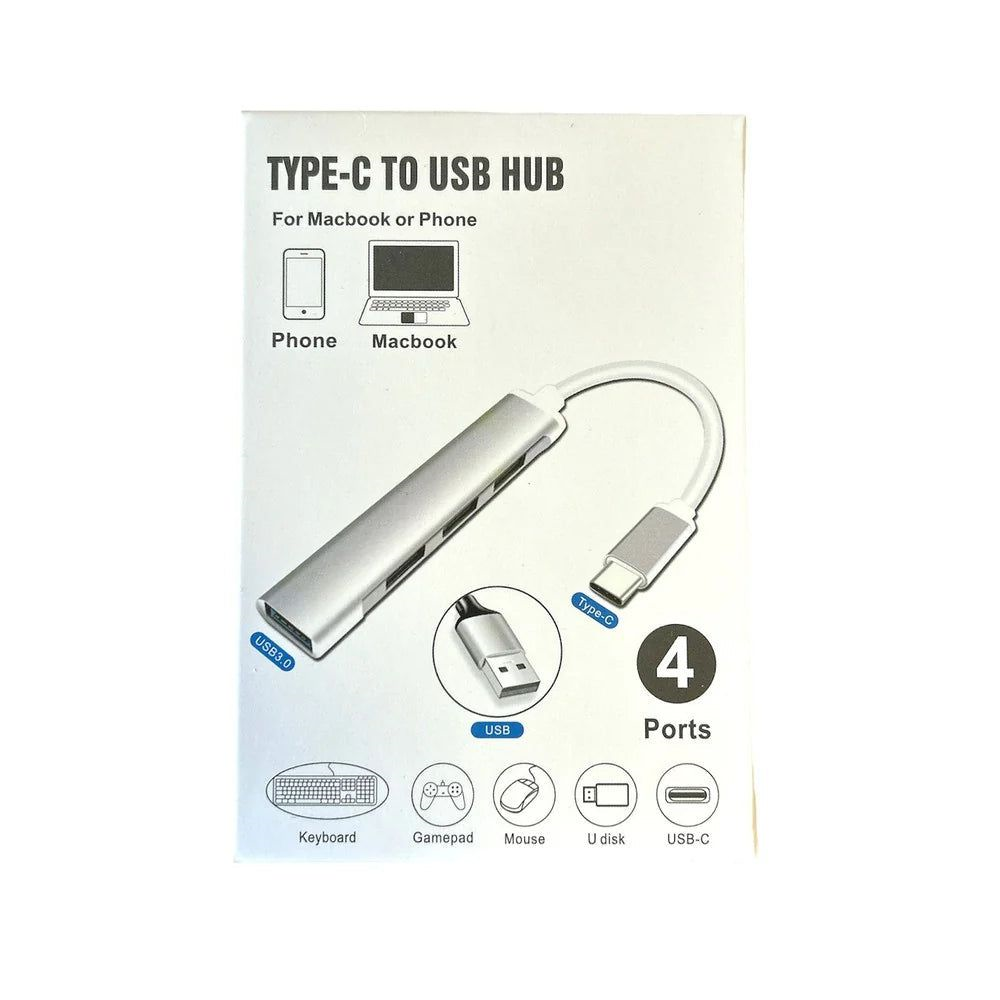 MLINK USB-C 4-in-1 Aluminum Hub (96571) - Cartouches Certifiees