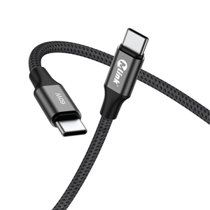 MLINK USB-C Braided Fast Charging Cable PD60W 20V/3A - 1m (3.3') (96557) - Cartouches Certifiees