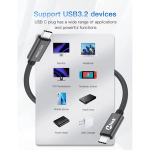 MLINK USB-C Braided High-Speed Transfer Cable PD240W 20Gbps - 1m (3.3') (96587) - Cartouches Certifiees