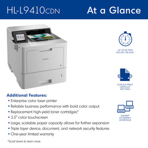 Printer BROTHER HL-L9410CDN (HLL9410CDN) - Cartouches Certifiees