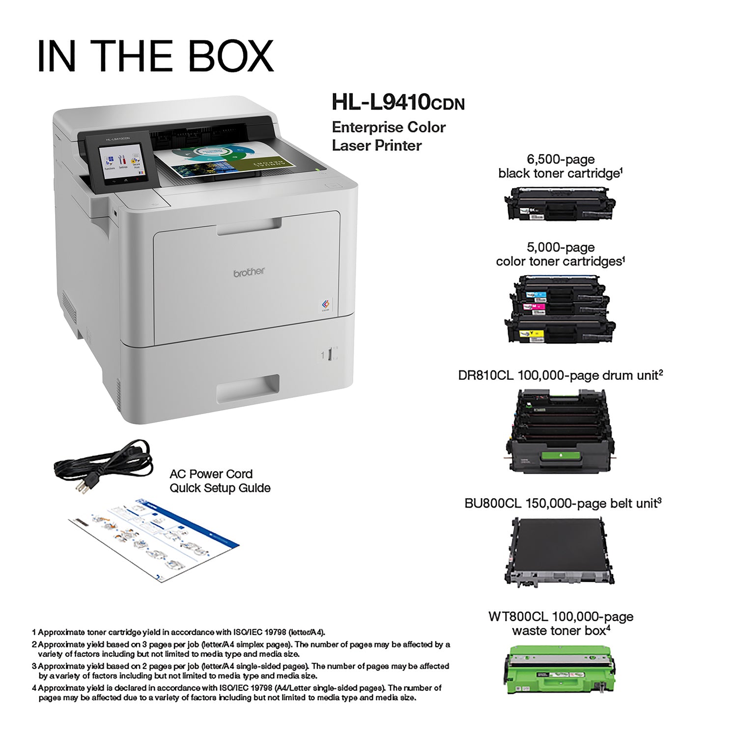 Printer BROTHER HL-L9410CDN (HLL9410CDN) - Cartouches Certifiees
