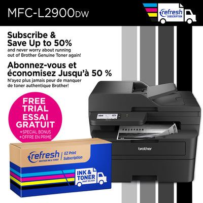 Printer BROTHER MFC-L2900DW (MFCL2900DW) - Cartouches Certifiees
