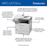Printer BROTHER MFC-L5715DW (MFCL5715DW) - Cartouches Certifiees