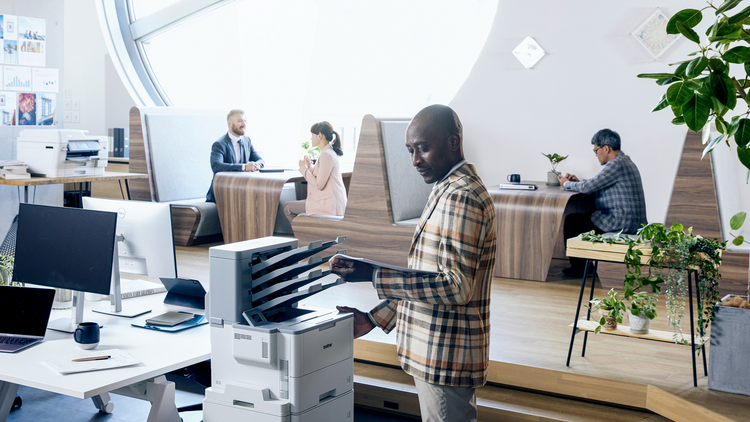 Printer BROTHER Work Smart MFC-J1360DW Wireless All-in-One (MFCJ1360DW) - Cartouches Certifiees