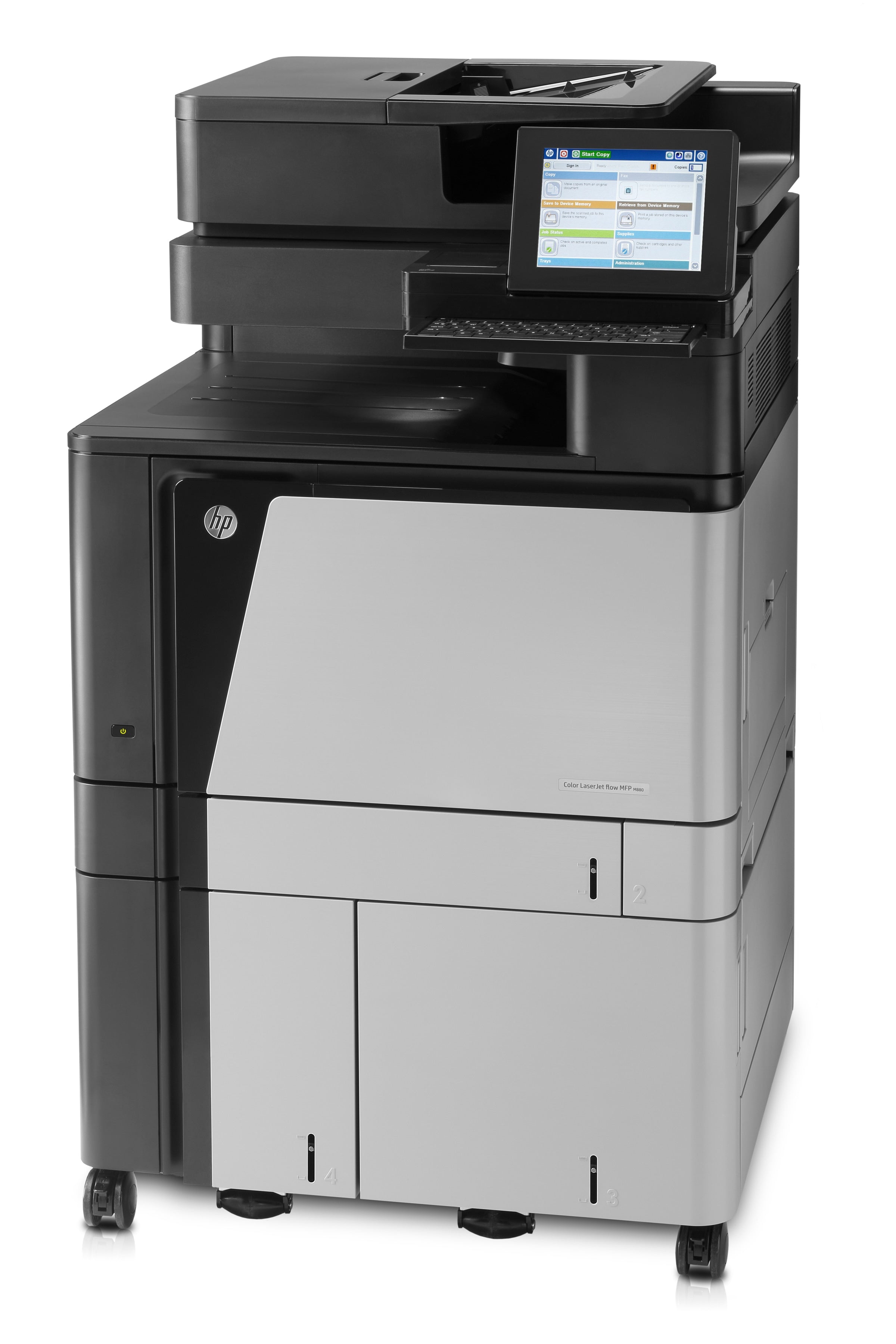 Printer HP Color LaserJet Enterprise flow M880z+ NFC/WL Multifunction (D7P71A) - Cartouches Certifiees