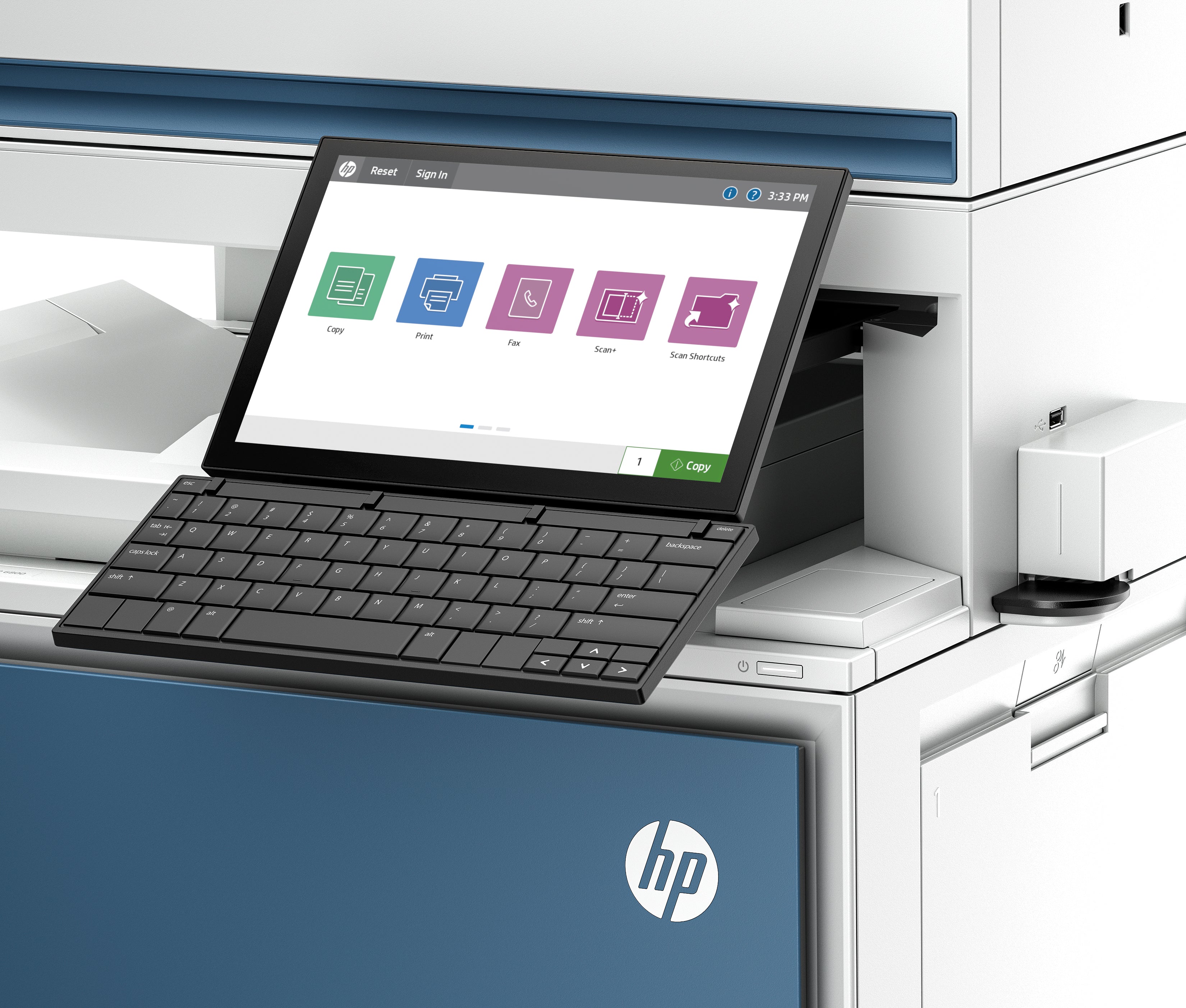 Printer HP Color LaserJet Enterprise Flow MFP 6800zfw+ (6QN38A) - Cartouches Certifiees