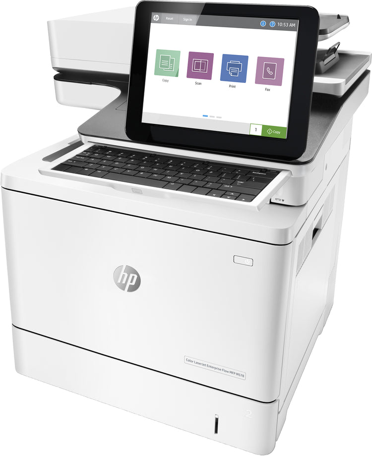 Printer HP Color LaserJet Enterprise Flow MFP M578c (7ZU87A) - Cartouches Certifiees