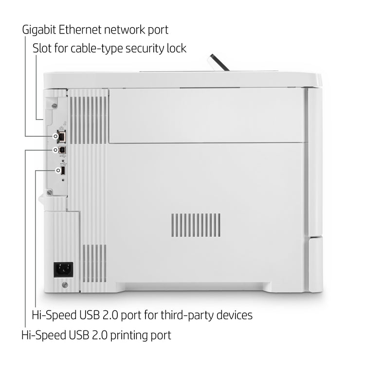 Printer HP Color LaserJet Enterprise M554dn (7ZU81A) - Cartouches Certifiees