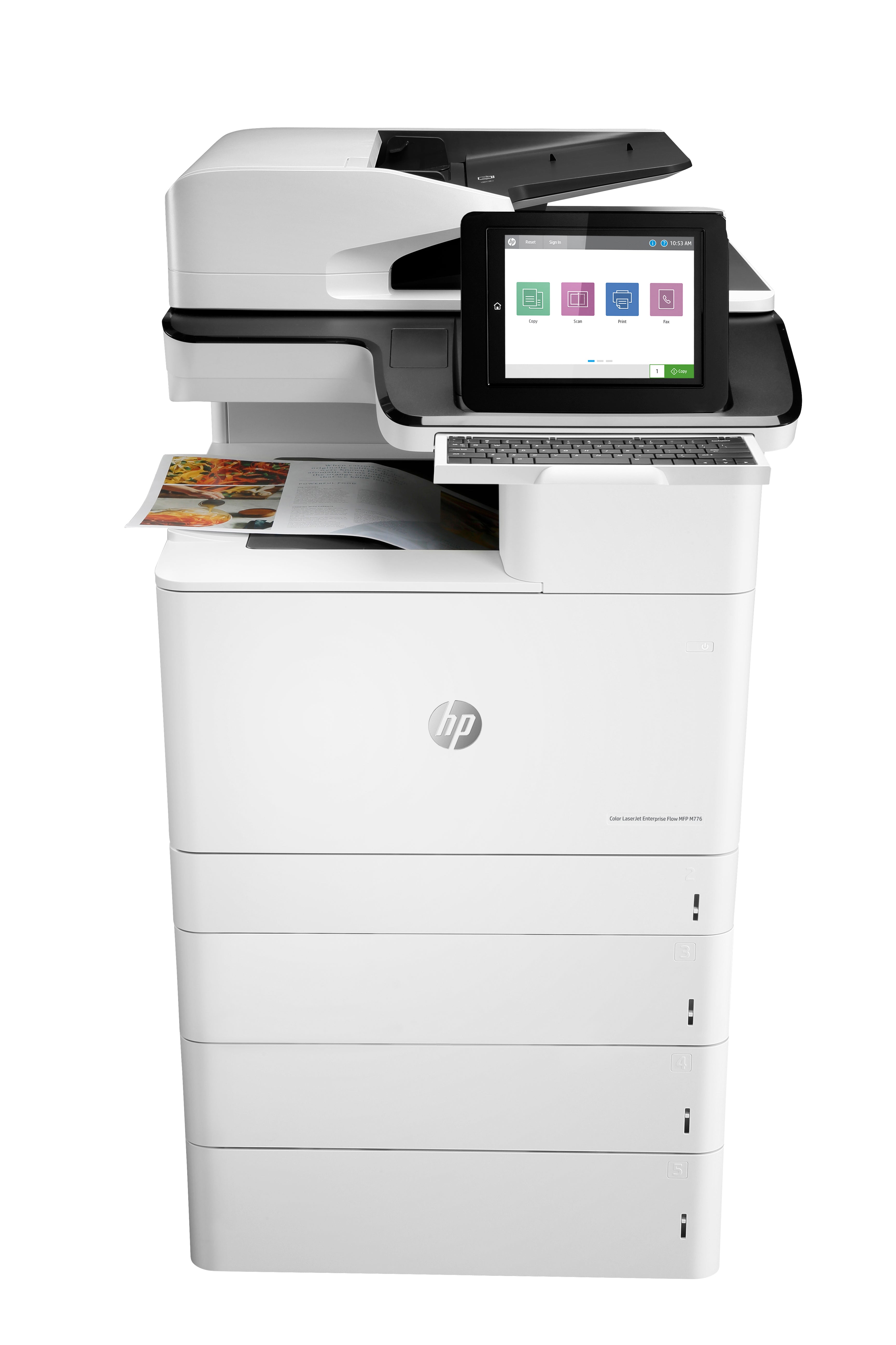 Printer HP Color LaserJet Flow MFP M776z (3WT91A) - Cartouches Certifiees