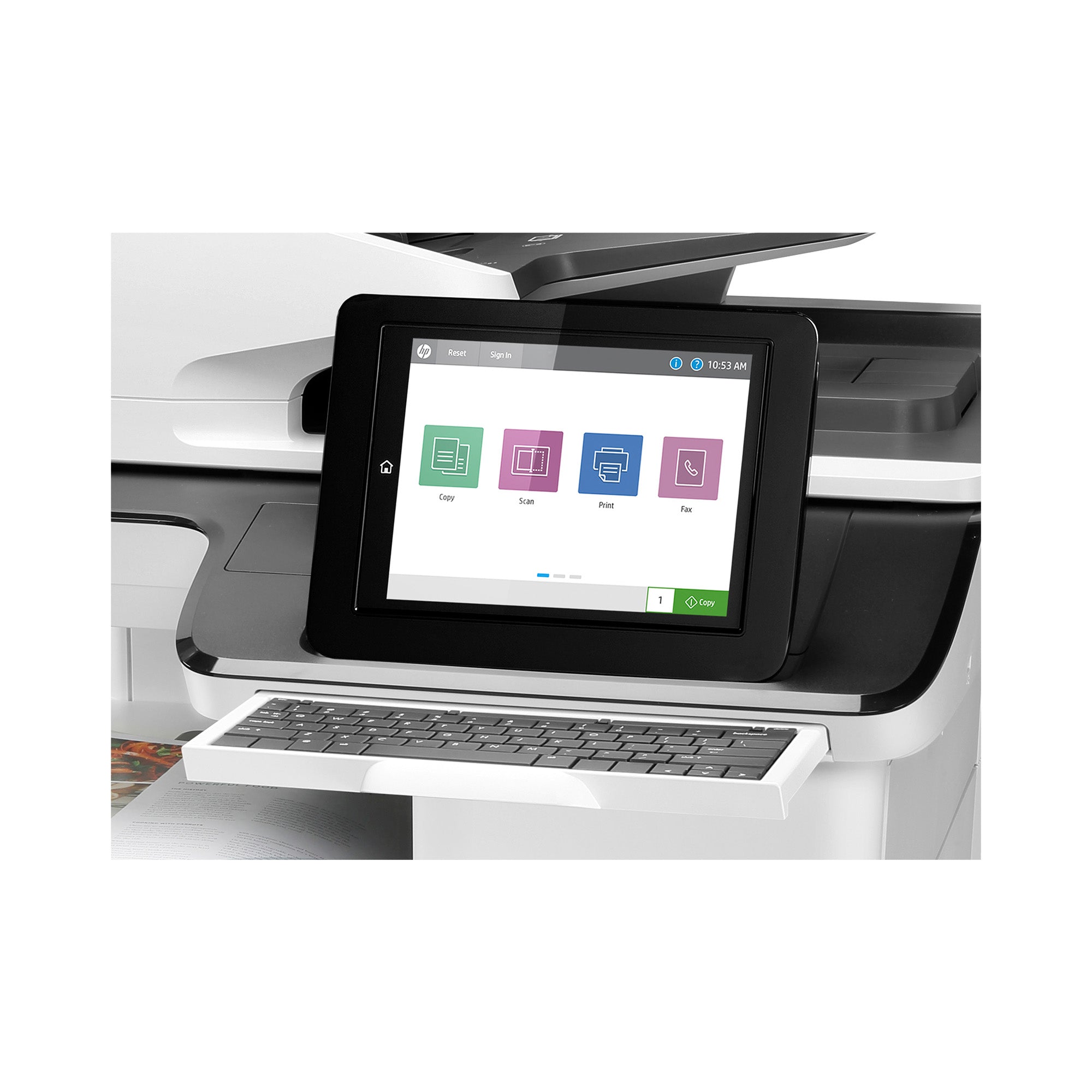 Printer HP Color LaserJet Flow MFP M776z (3WT91A) - Cartouches Certifiees